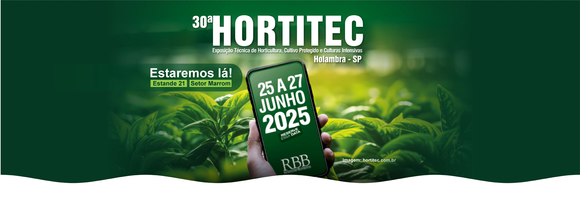 Imagem Hortitec 2025 para página de Abertura site